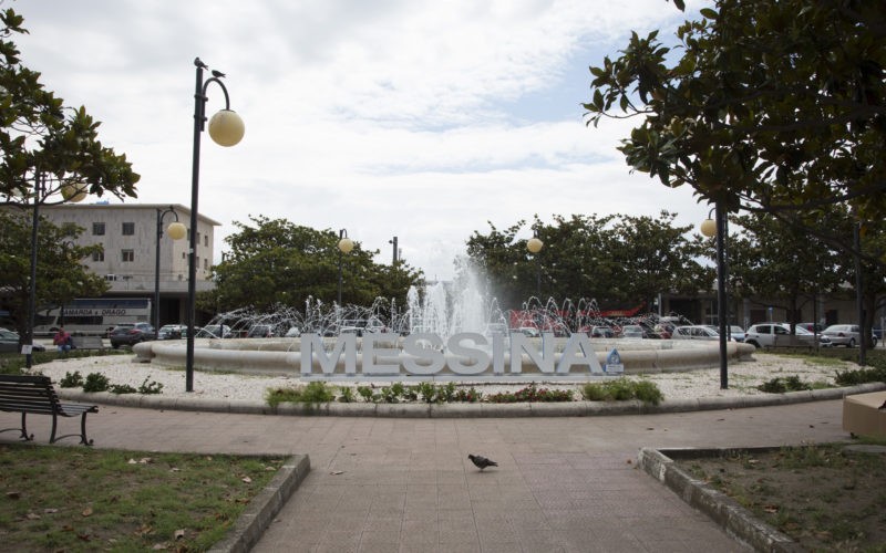 La Stazione Ferroviaria di Messina in pieno centro città